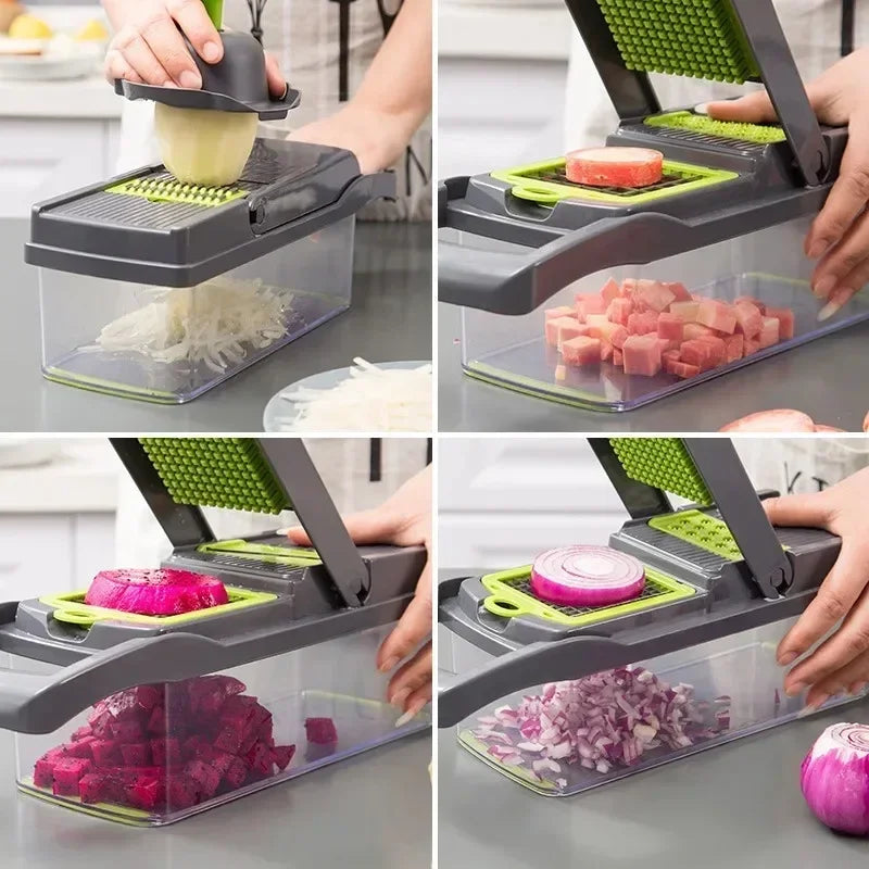 All in 1 Multifunctional Vegetable Chopper – Slicer, Dicer, Grater