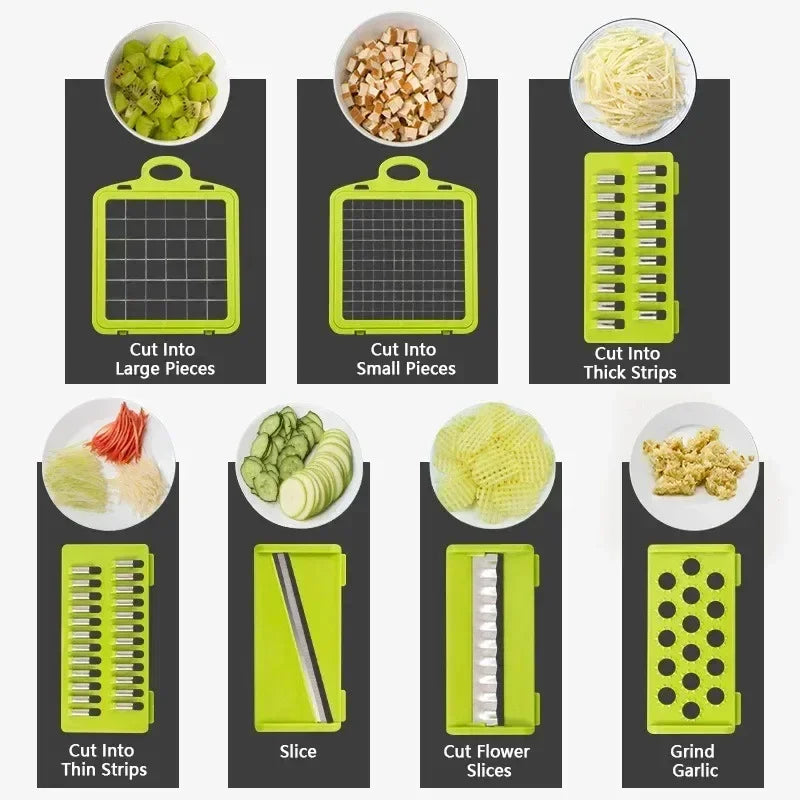 All in 1 Multifunctional Vegetable Chopper – Slicer, Dicer, Grater